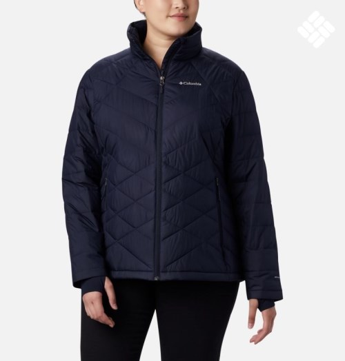 Women's Columbia Heavenly Jackets Navy | Plus Size CA-D5083